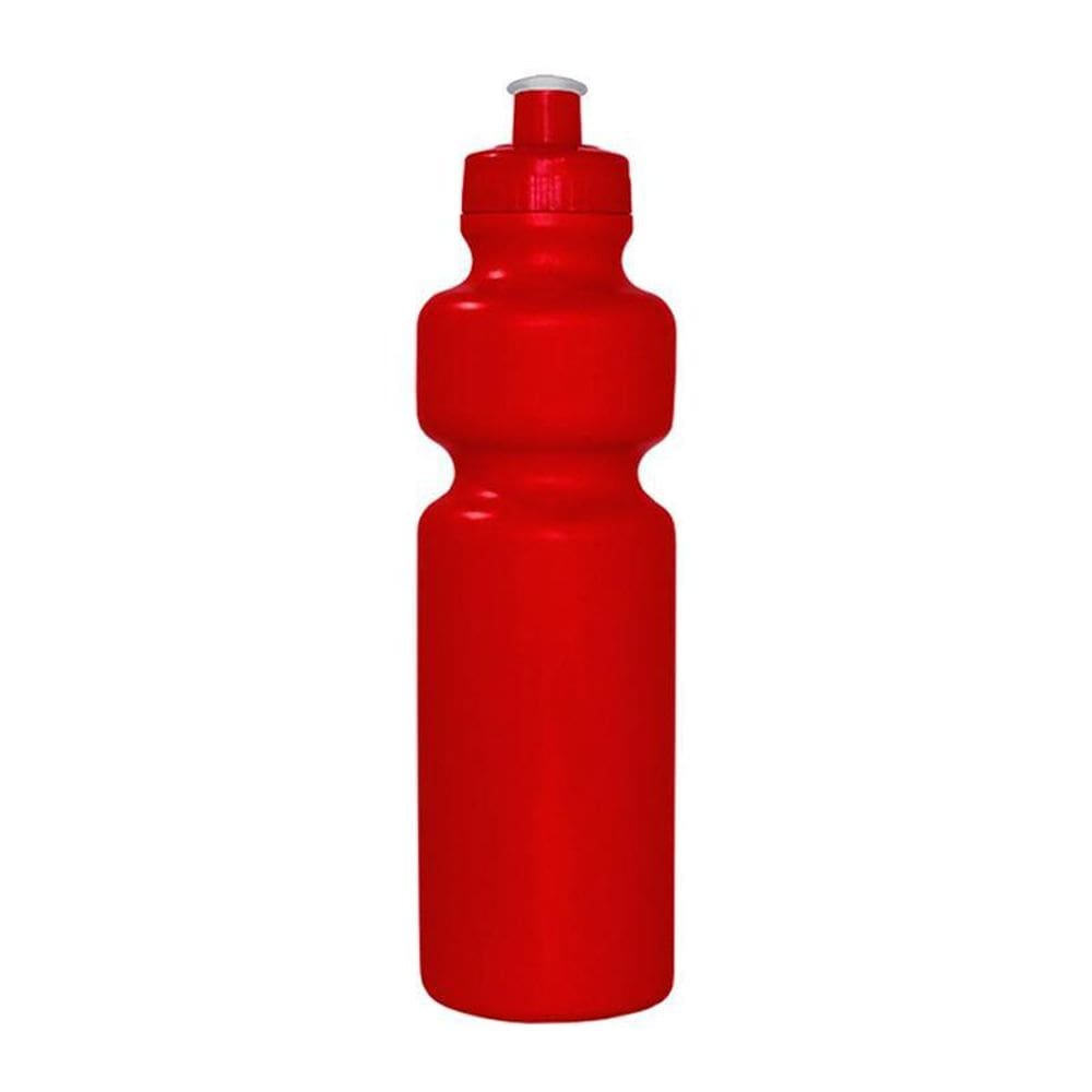 Kit 50 Squeezes 750Ml Vermelho Plástico Premium