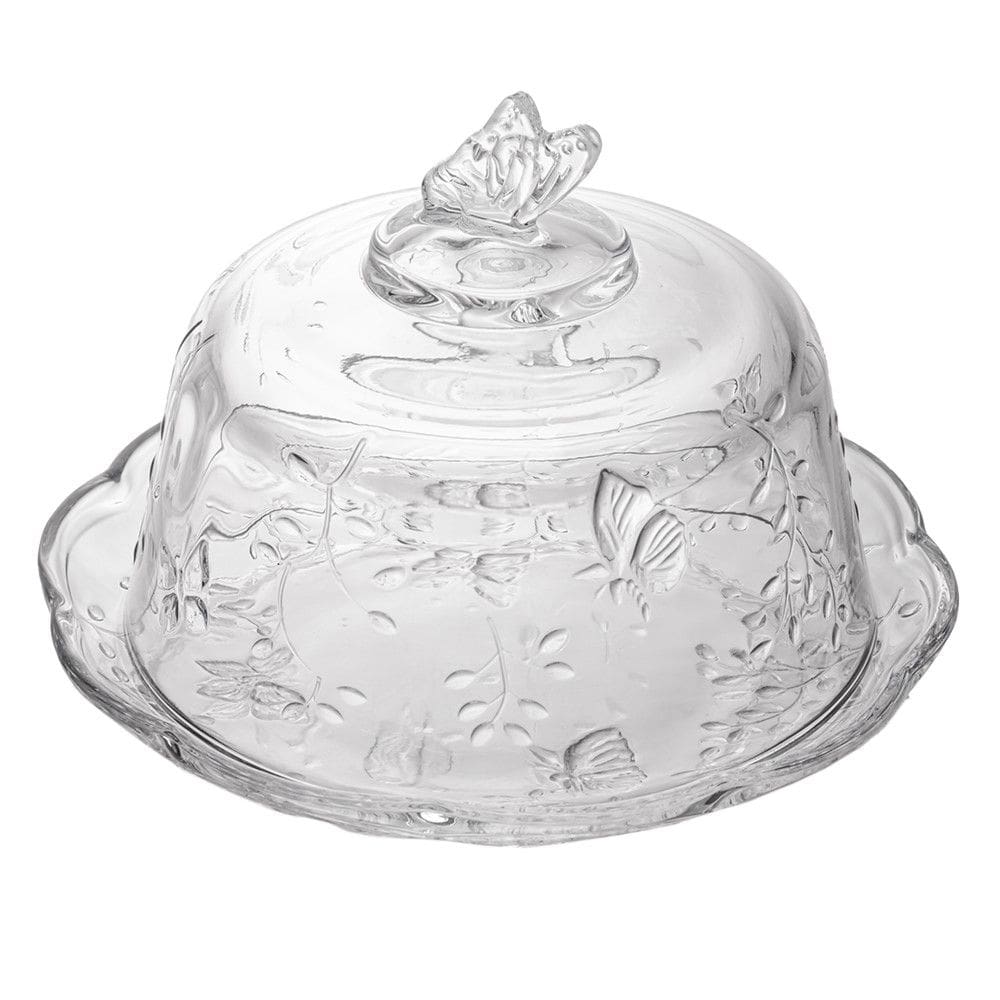 Queijeira de Cristal 20 cm New Butterfly Lyor