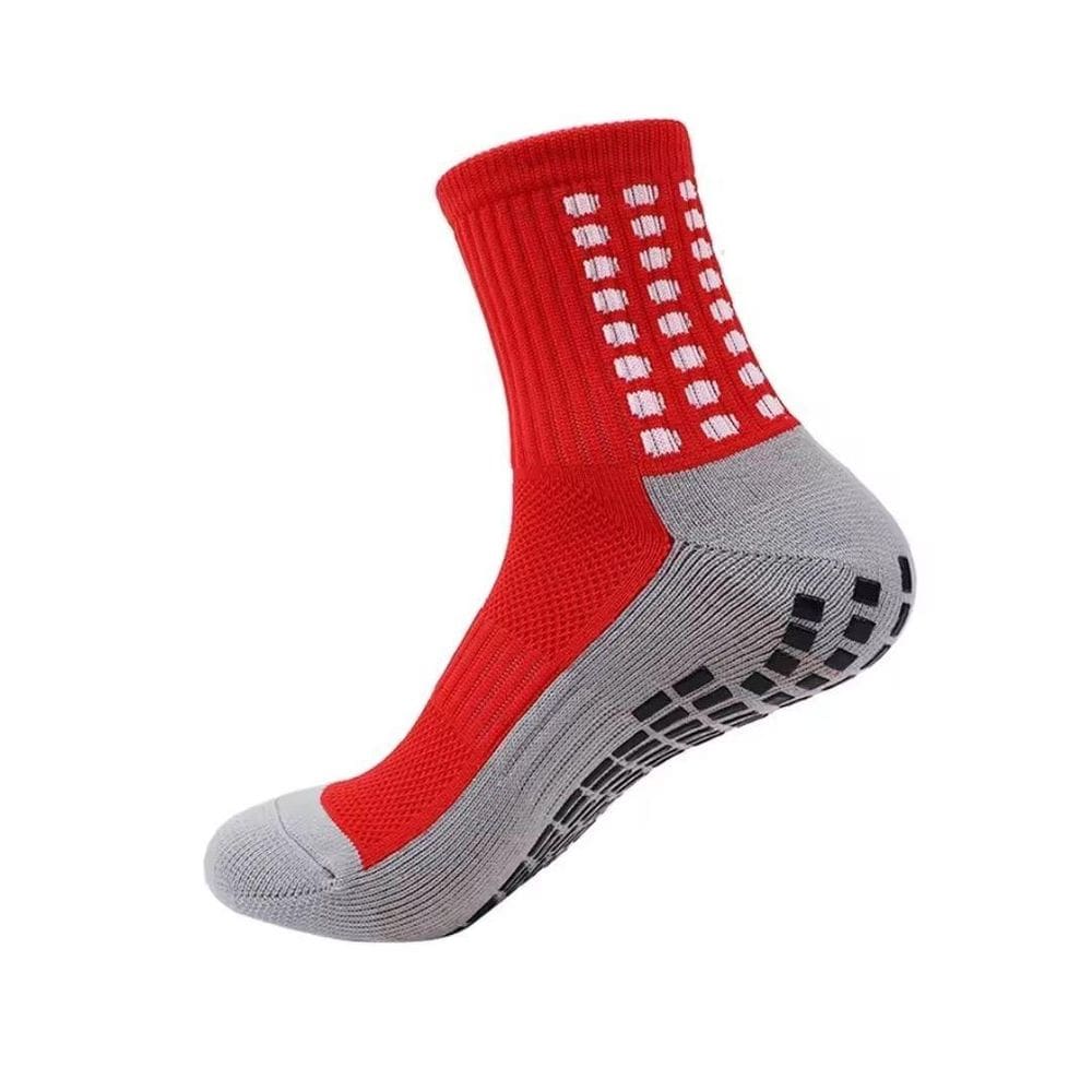 Meia Esportiva Antiderrapante Cano Médio Futebol Academia