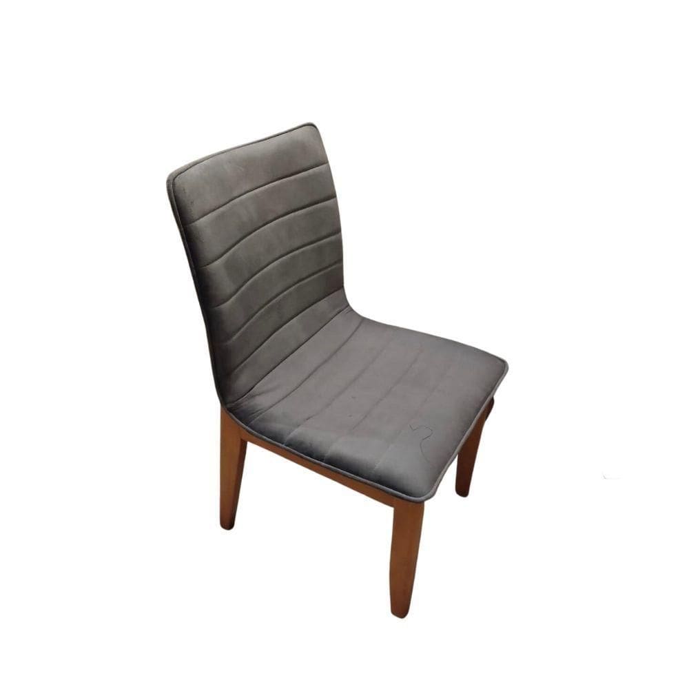 Cadeira De Jantar Cercatto Fixa Cinza