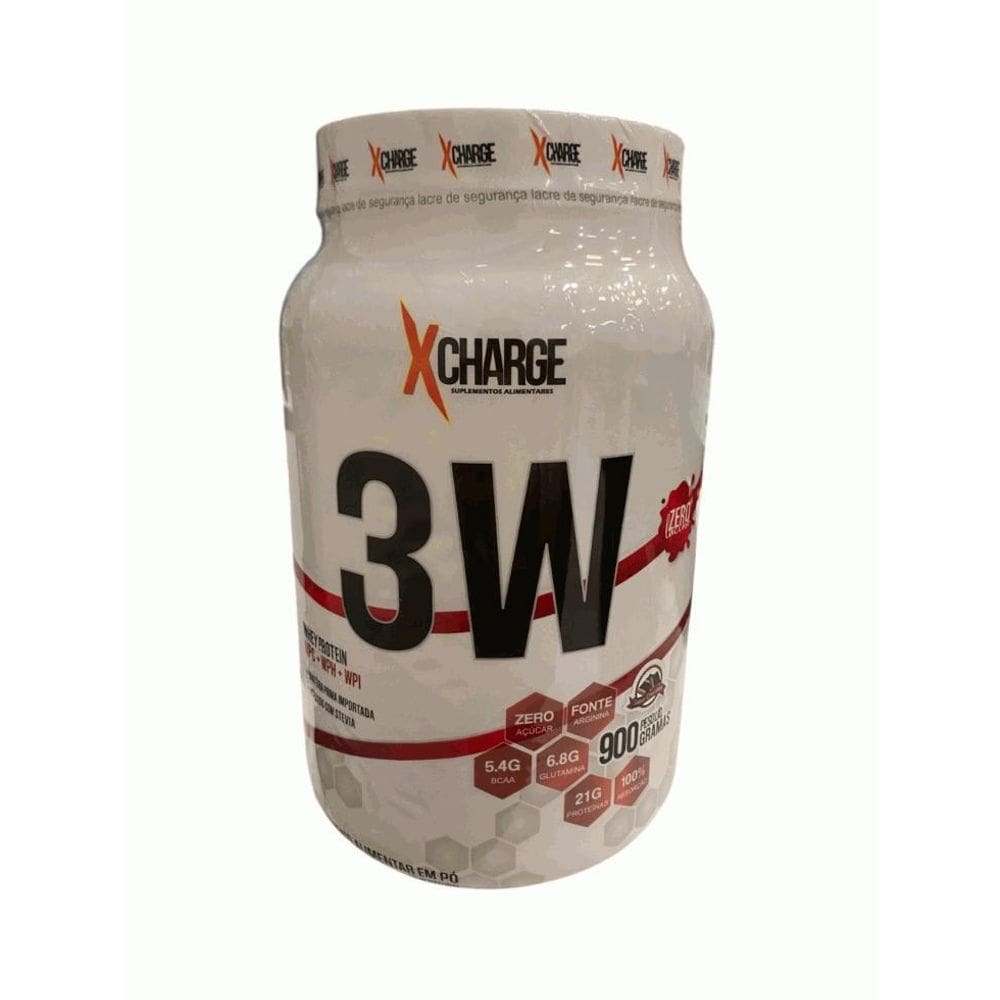 Whey 3W Zero Lactose 900G - Sabor: Baunilha