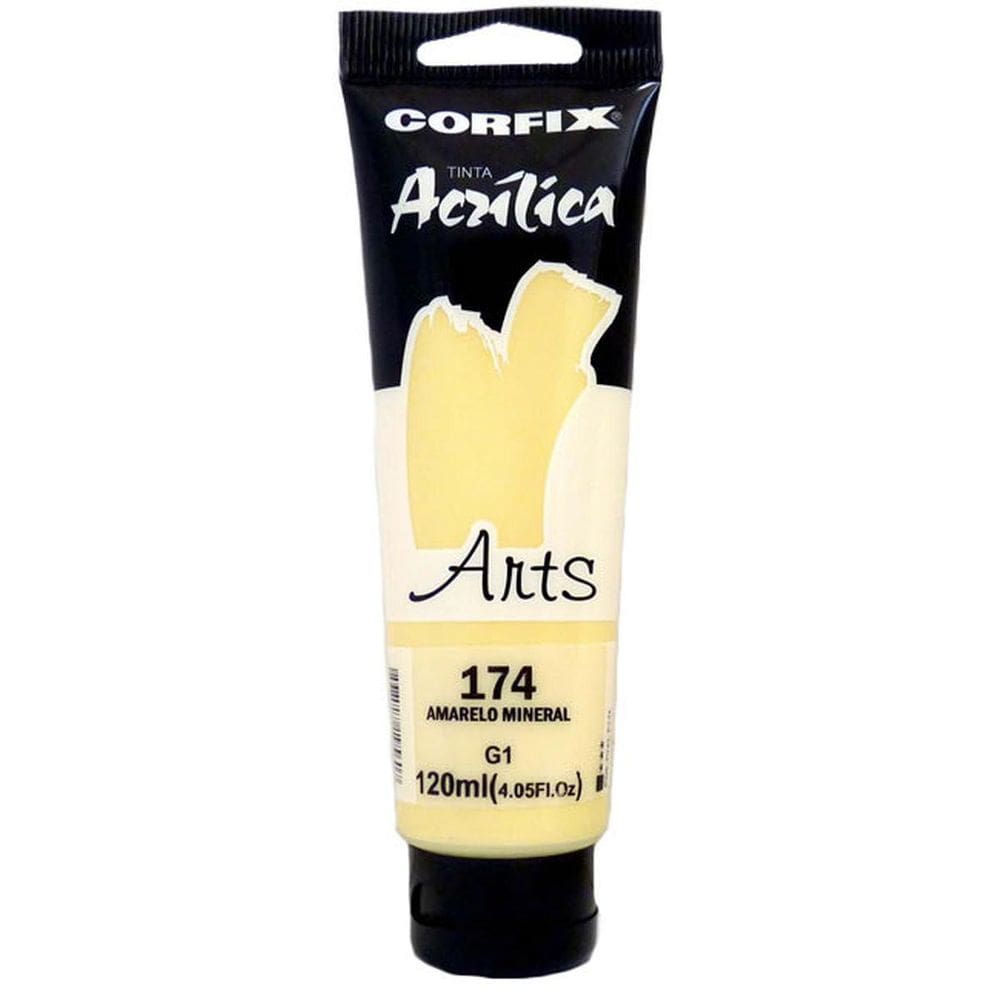Tinta Acrílica Arts Amarelo Mineral 174