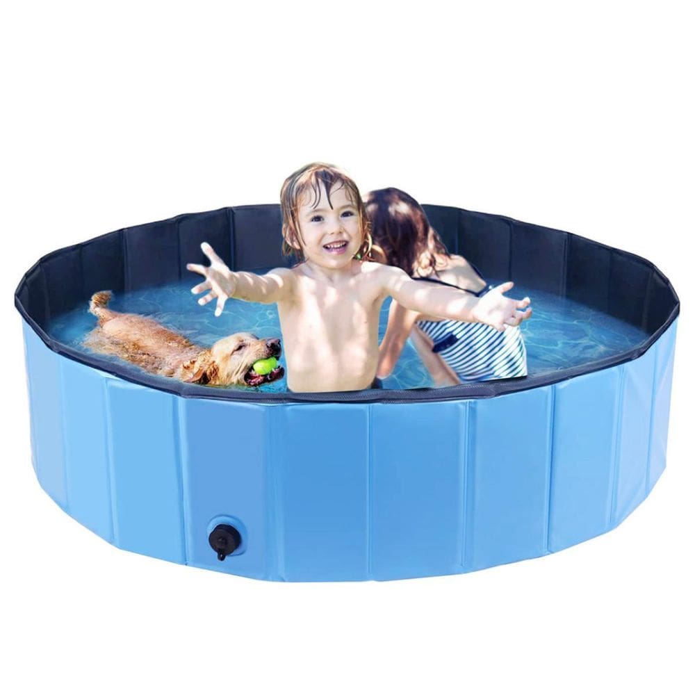 Banheira Piscina Pet Cachorro Crianças Dobrável Resistente
