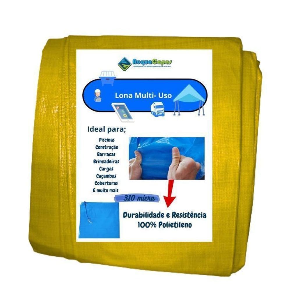 Lona Polietileno 12X10 Grossa 300 Micras Multiuso