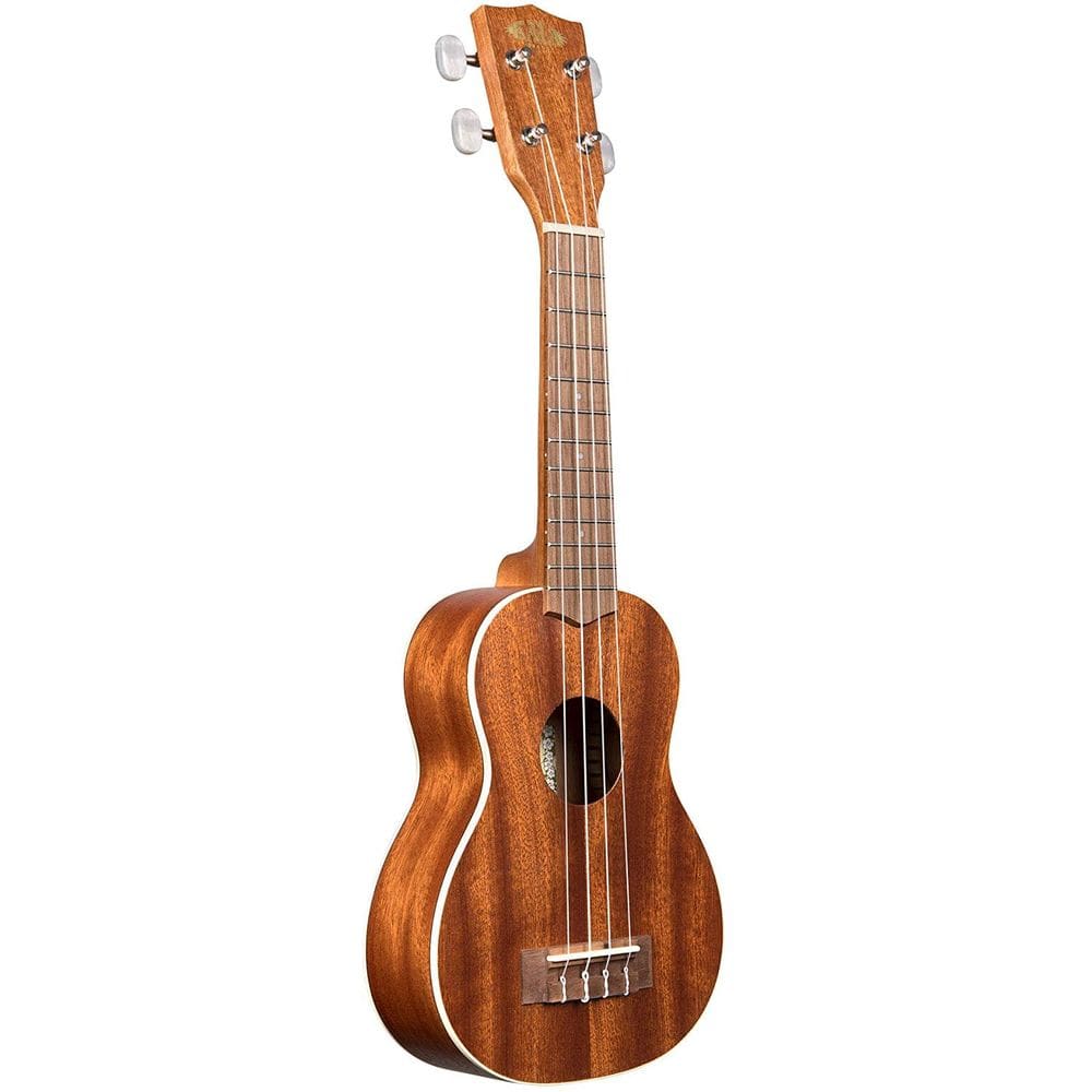 Ukulele Kala KA-S Mahogany Soprano com 12 trastes, acabamento acetinado