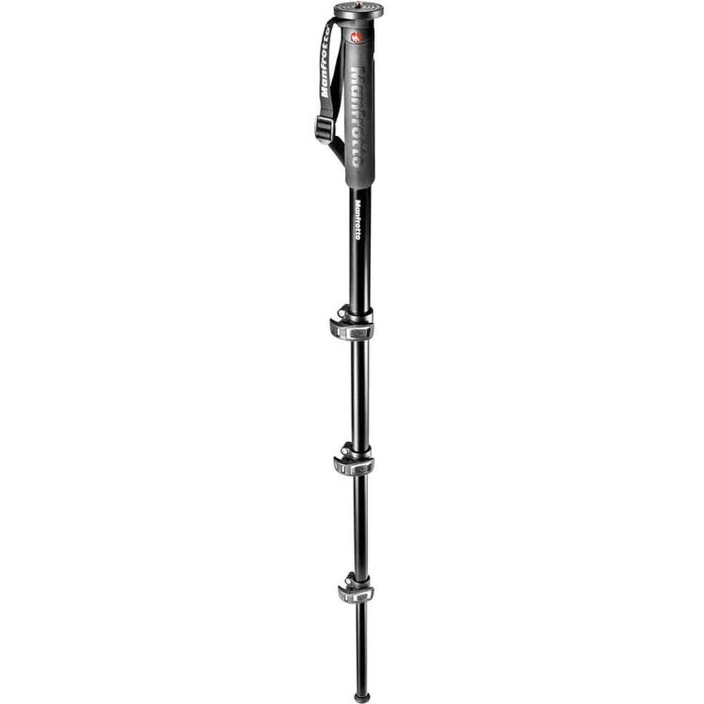 Monopé Manfrotto XPRO de alumínio de 4 seções para foto de 1,25 m