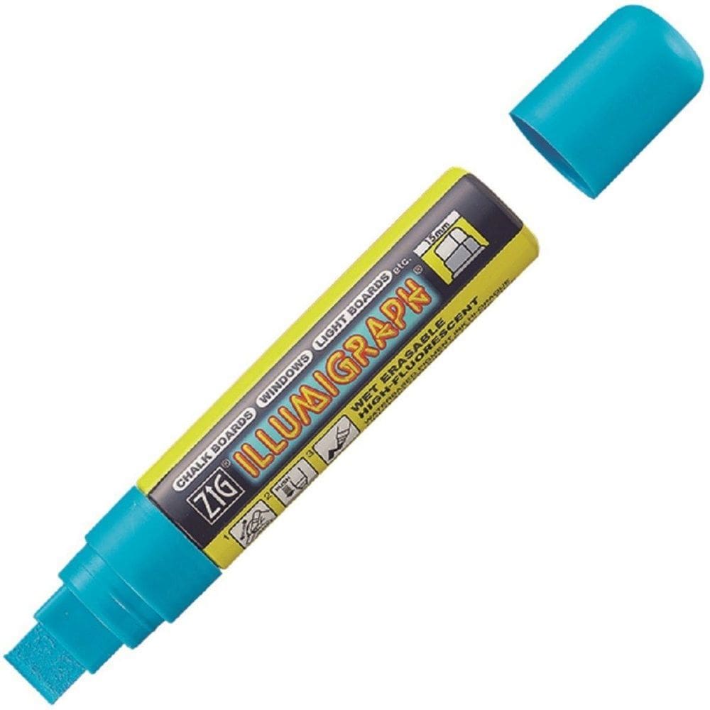 Caneta Marcador Zig Illumigraph Big Broad Pma-720 Blue