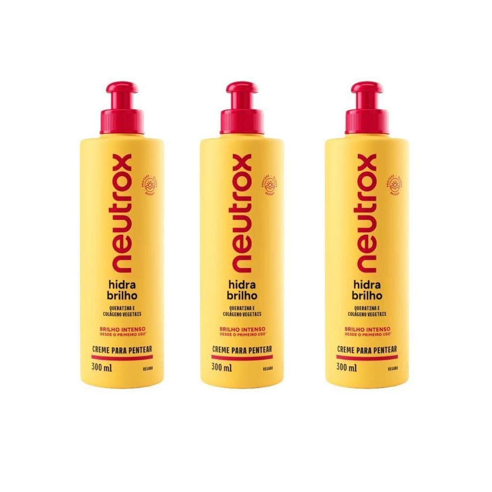 Creme Para Pentear Neutrox Classico 300Ml - Kit C/3Un