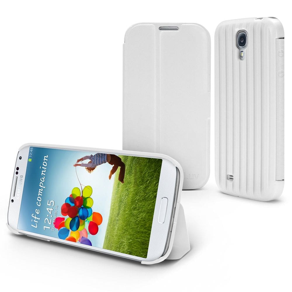 Capa reforçada e suporte iLuv para Samsung Galaxy S4 - Branco