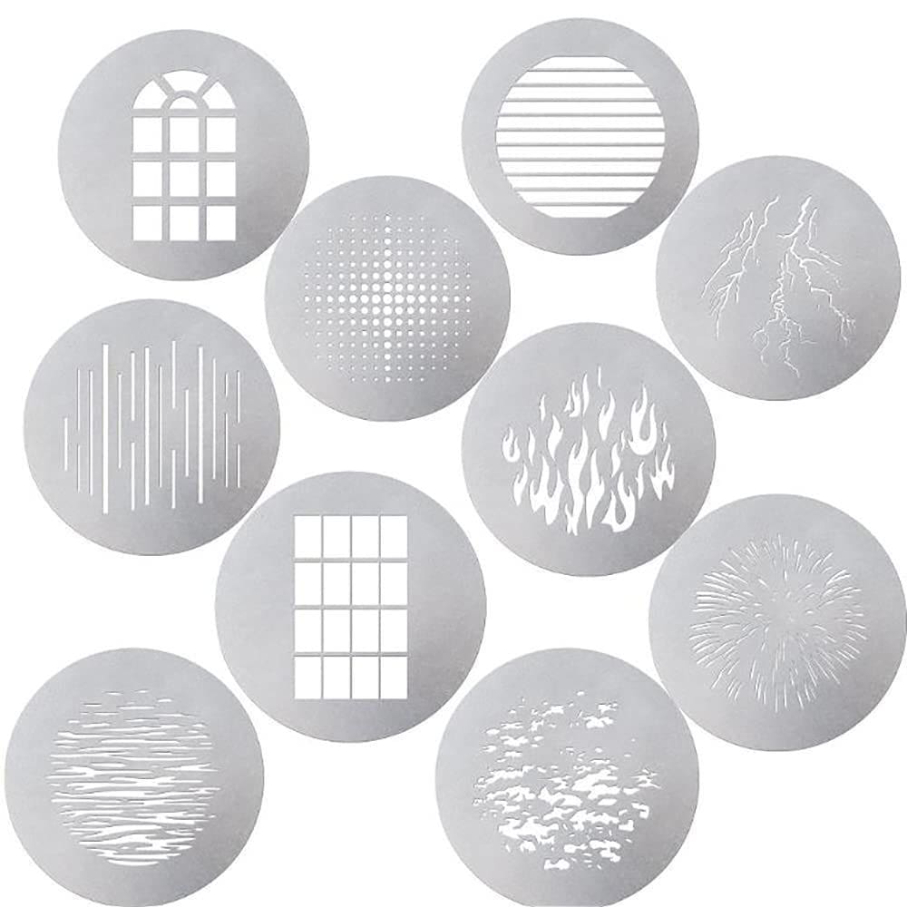 Kit Gobo Aputure 10 compatível com suporte de holofote Aputure