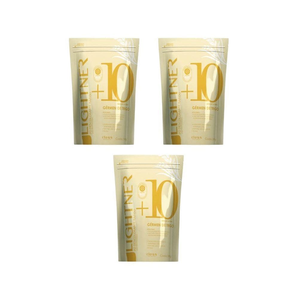 Po Descolorante Lightner Germen De Trigo 300G - Kit C/3Un