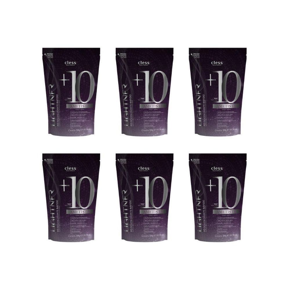 Po Descolorante Lightner Ametista 300G - Kit C/6Un