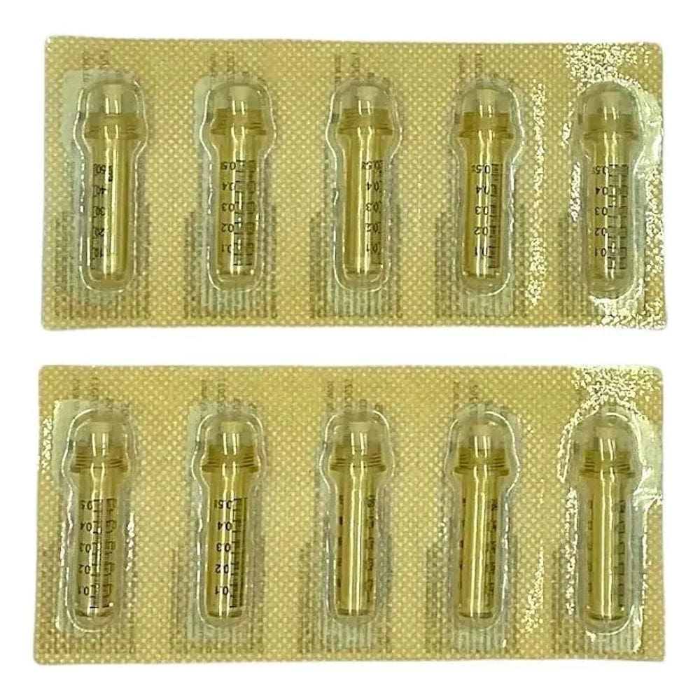 2X Kit 10Un Cartucho Seringa Ampola Hyaluron Pen 0.5 Em Ofer