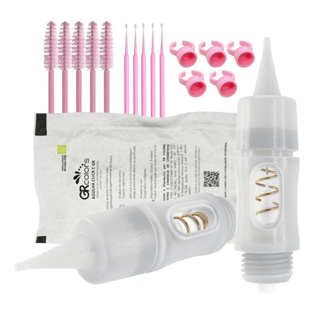 2X Kit 05 Agulhas Gr Colors 01 Ponta Microagulha 0.30Mm Clic
