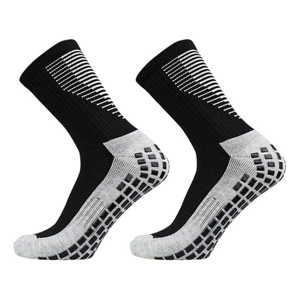 Meia Esportiva Antiderrapante Cano Médio Futebol Academia