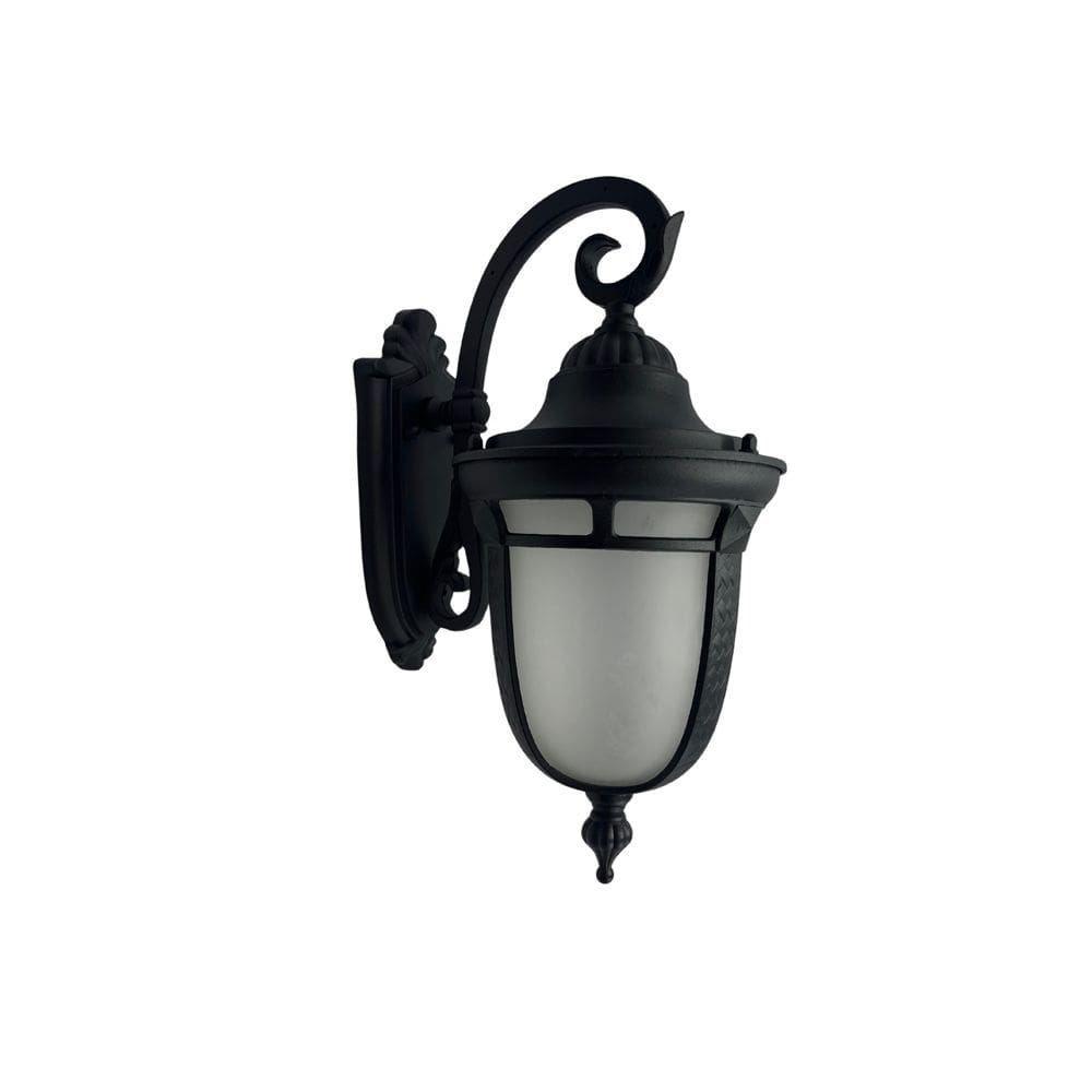 Arandela Colonial Dom Pedro II Médio Preto 38,5cm 1E27 IP33