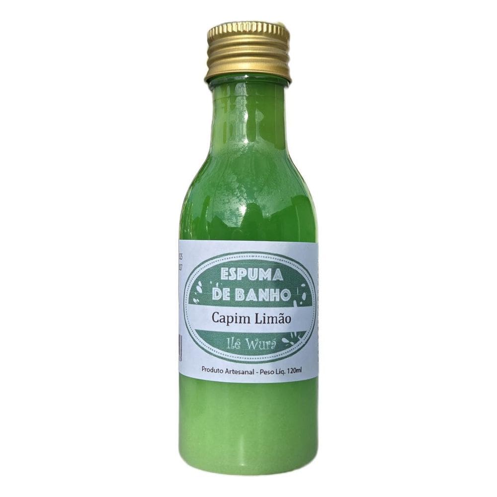 Espuma Banho Ilê Wurá Capim Limão 120Ml Ofurô Hidro Spa