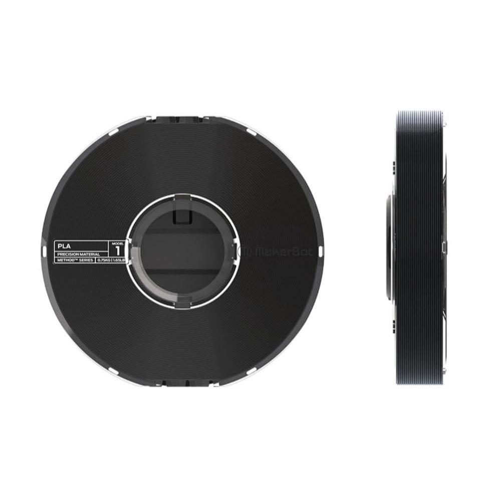Filamento PLA MakerBot para impressora 3D Method 0,75 kg True Black