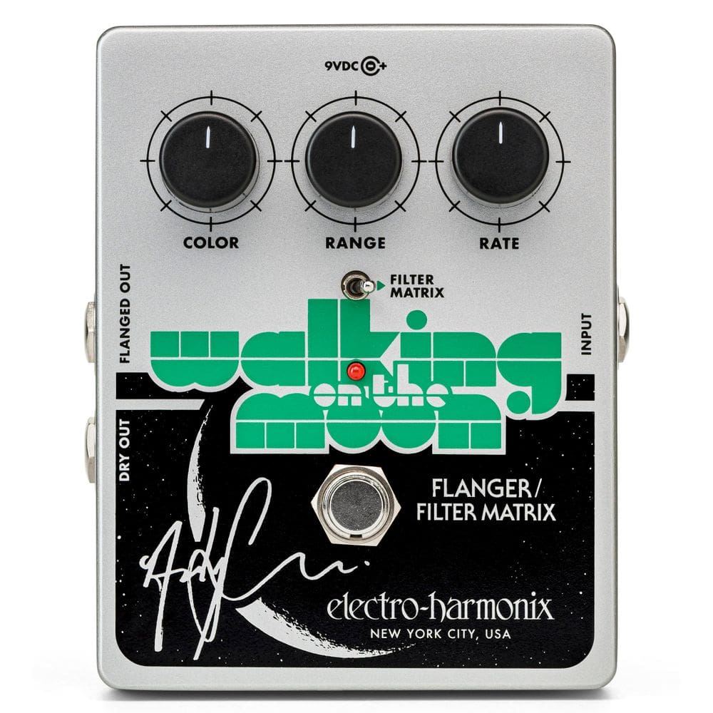 Pedal Flanger Electro-Harmonix Andy Summers caminhando na lua