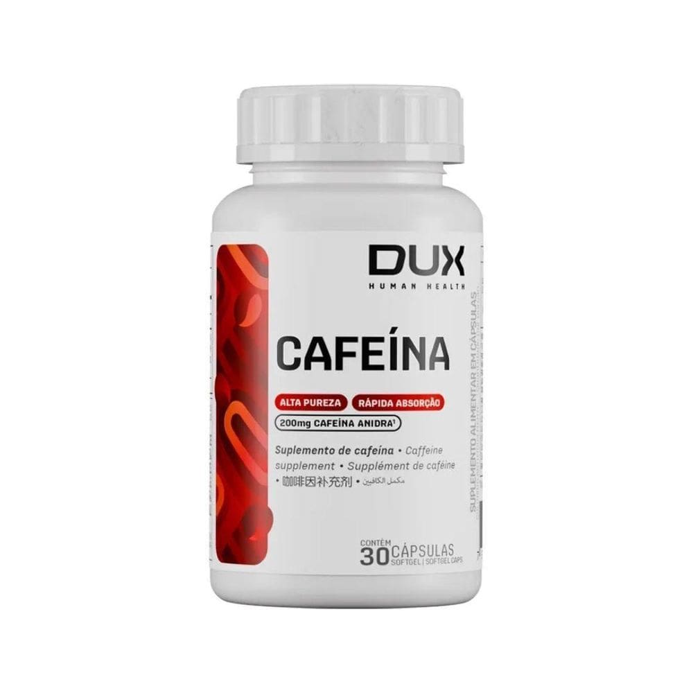 Cafeína 30 Cápsulas Dux - Sem Sabor