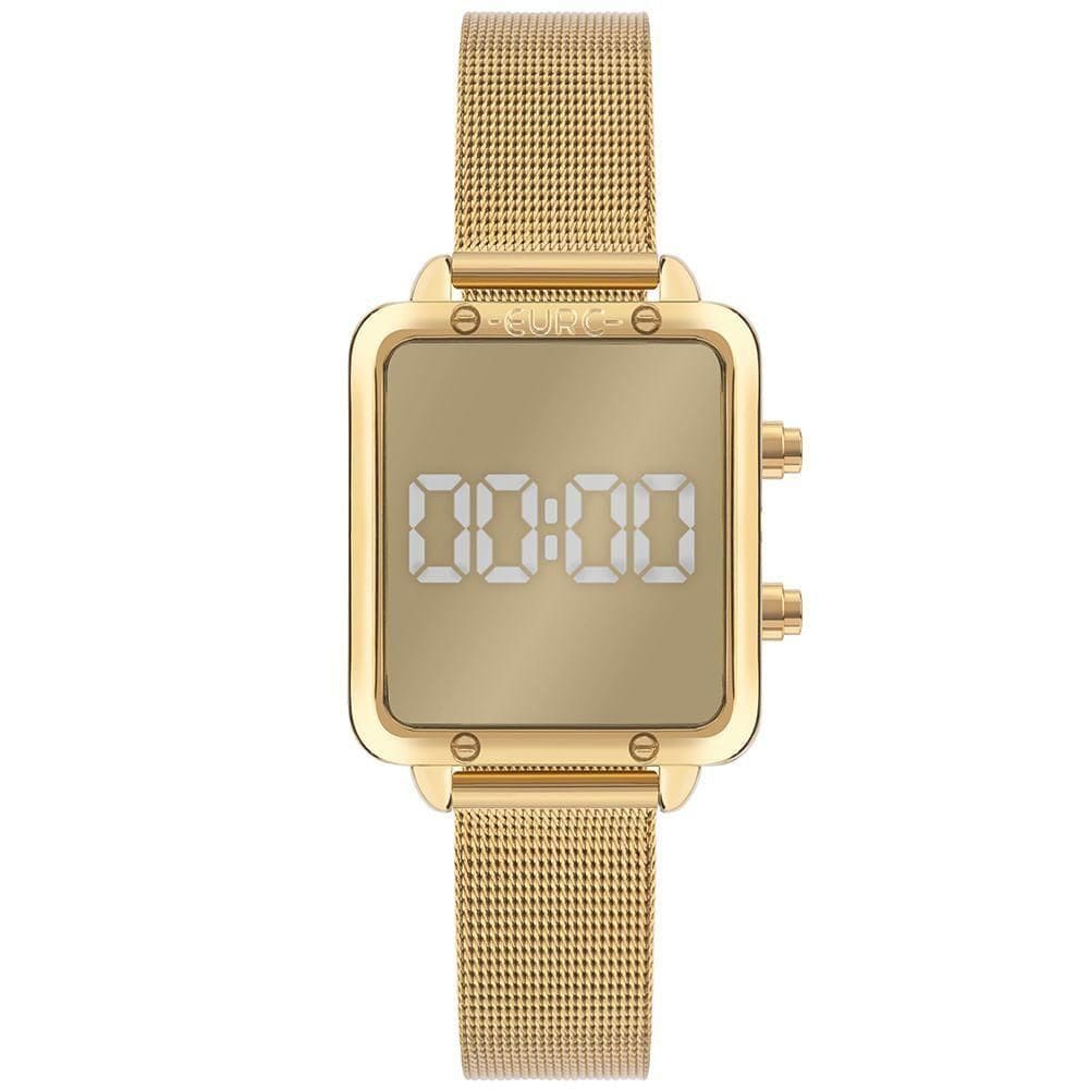 Relógio Euro Feminino Fashion Fit Reflexos Dourado - Eumd27aab-4d Relógio Euro Feminino Ff Reflexos Dourado - Eumd27aab-4d