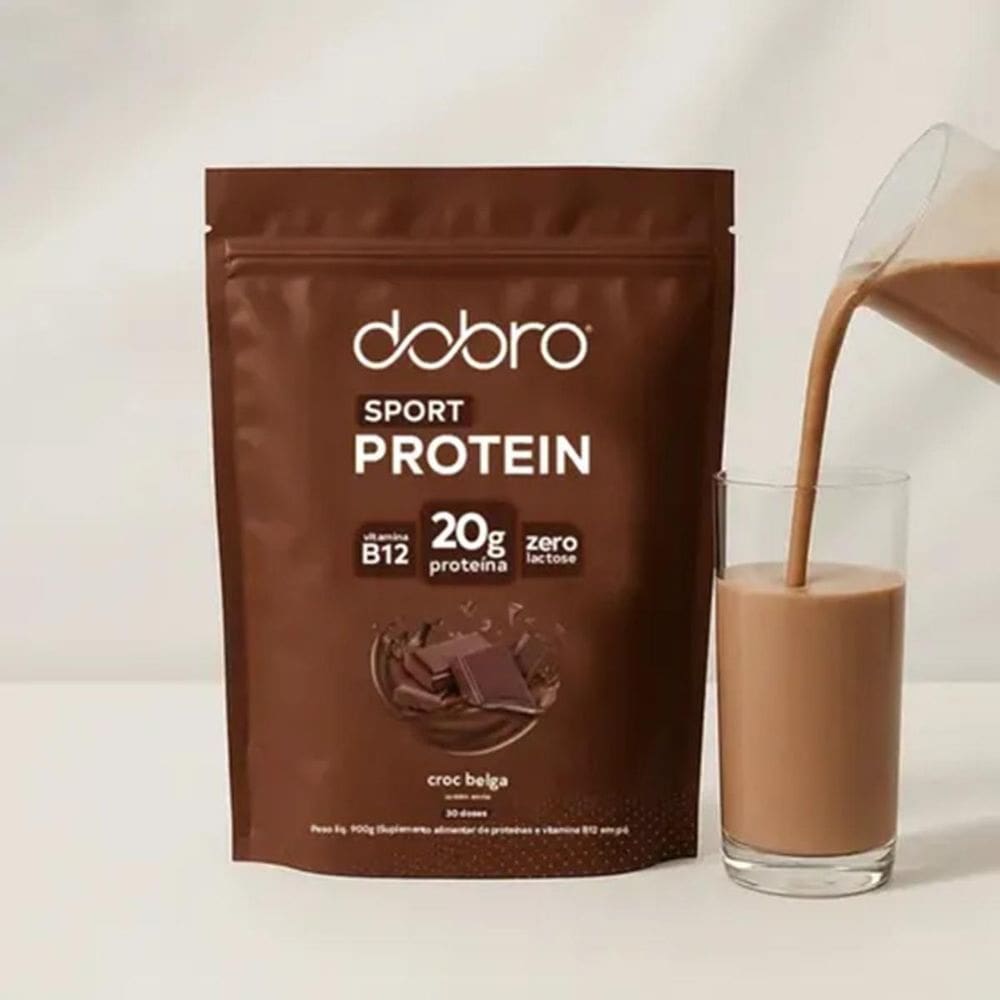 Sport Protein Dobro 900G Sabor Croc Belga Sabor:Croc Belga