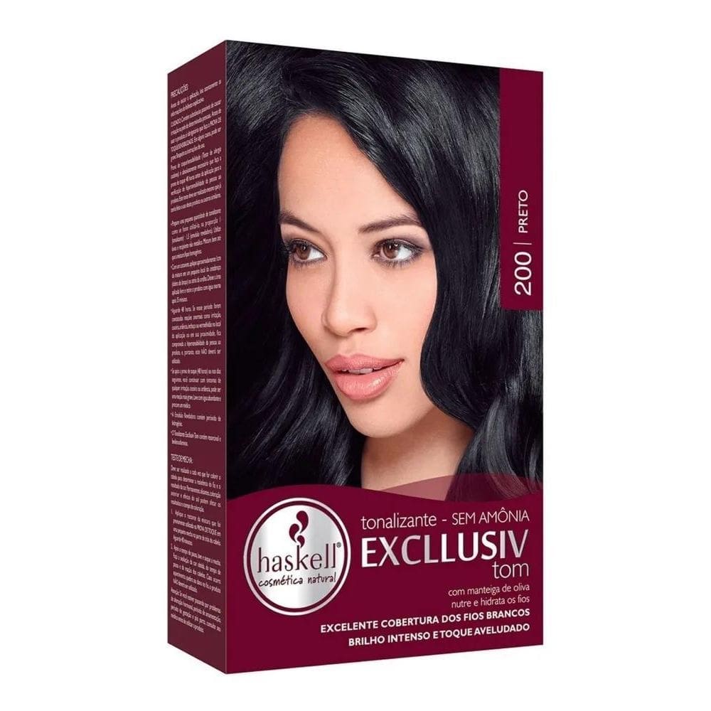 2X Tonalizante 200 Haskell Excllusiv Tom Tom 200 Preto