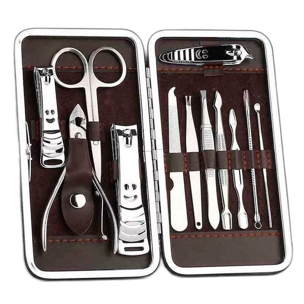 Kit Unhas Completo Alicate E Cortador Portátil