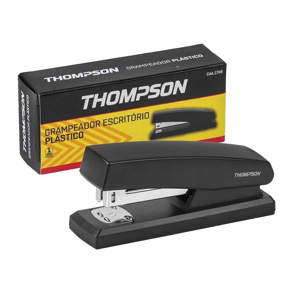 Grampeador Thompson Plástico Escritório Médio 25 Folhas
