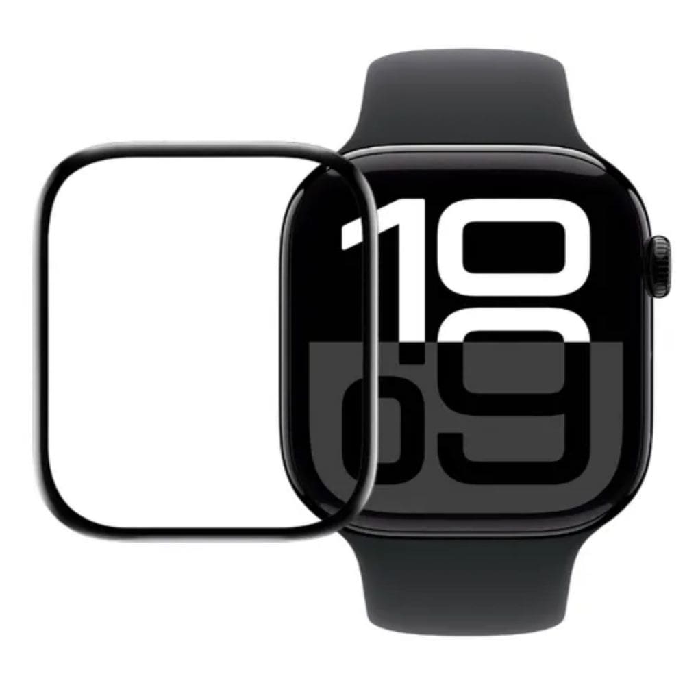 Película Ceramica 9D P/ Relogio Smartwatch Aapple Watch Serie 11 e 10 - 46mm 42mm