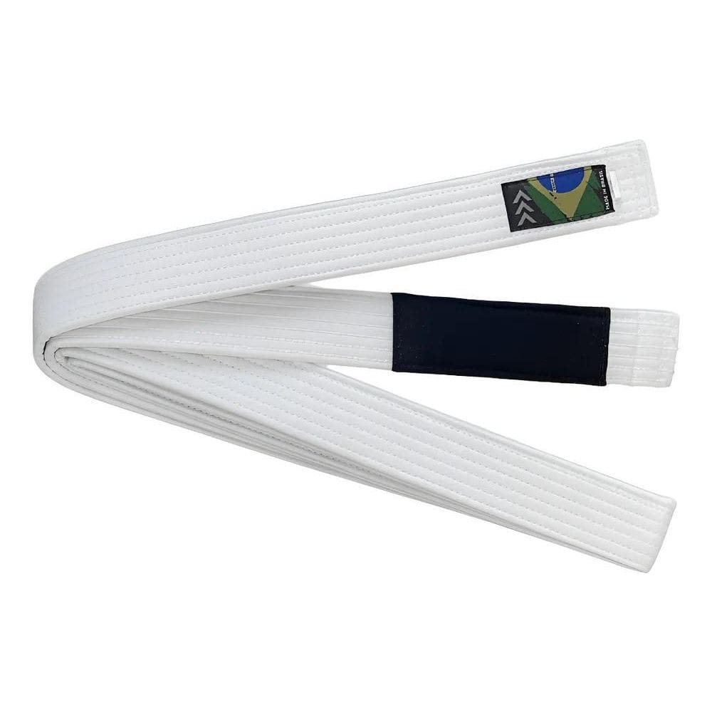 3X Faixa Branca Para Jiu Jitsu Com Ponta Preta