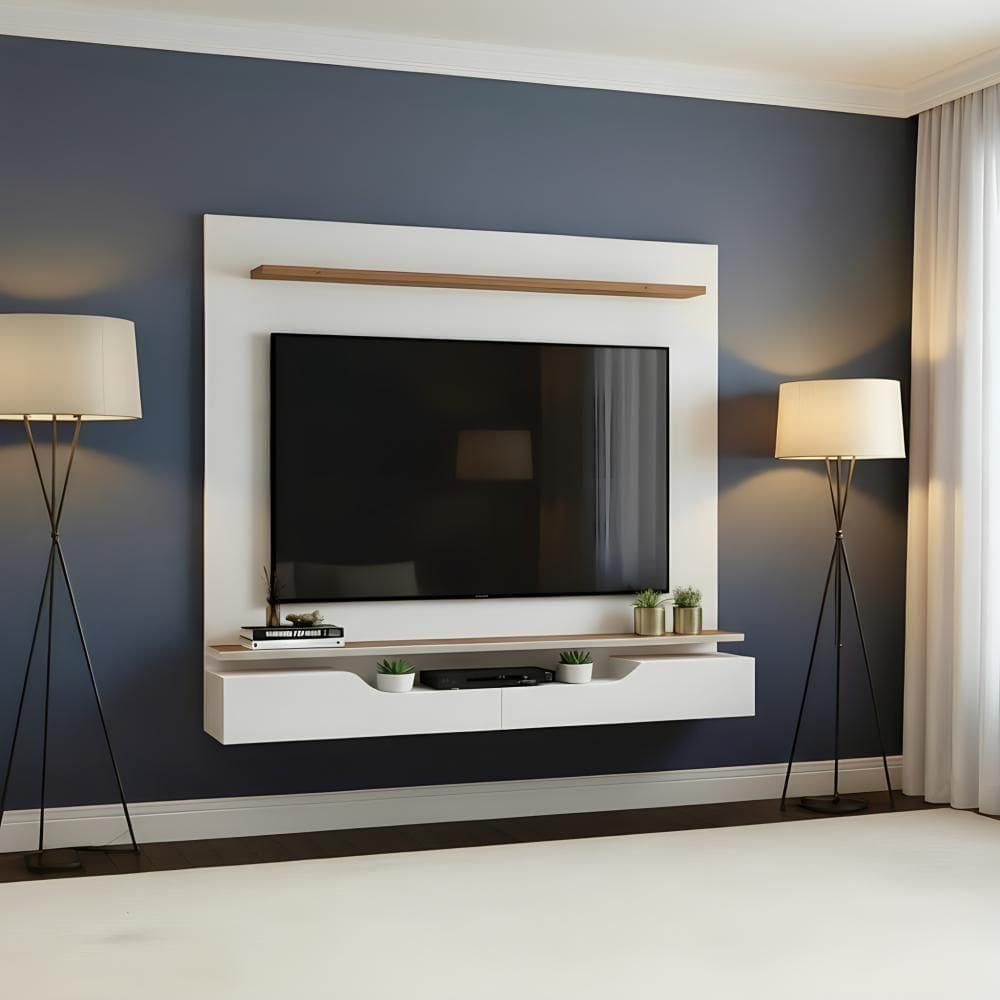 Painel Para Tv Até 60 Polegadas Com Portas Basculantes