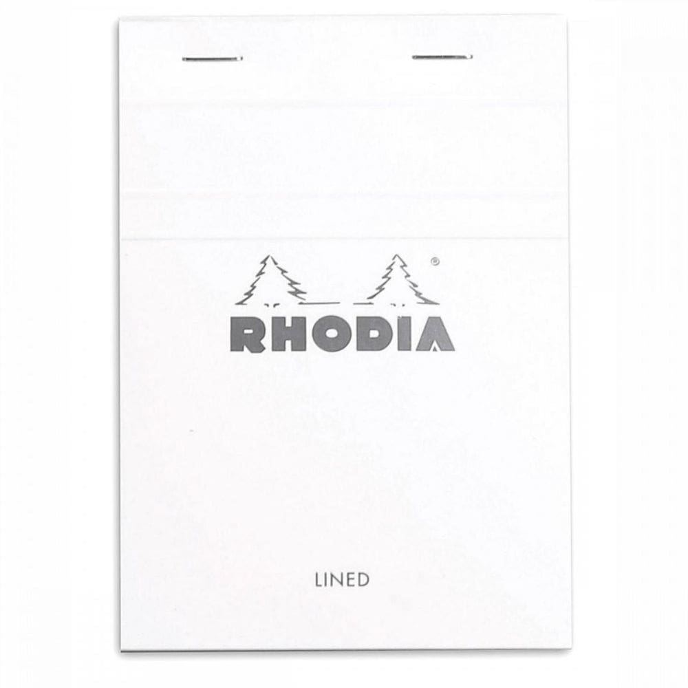Bloco De Notas Rhodia N 18 Pautado 21X29,7Cm 80 Folhas