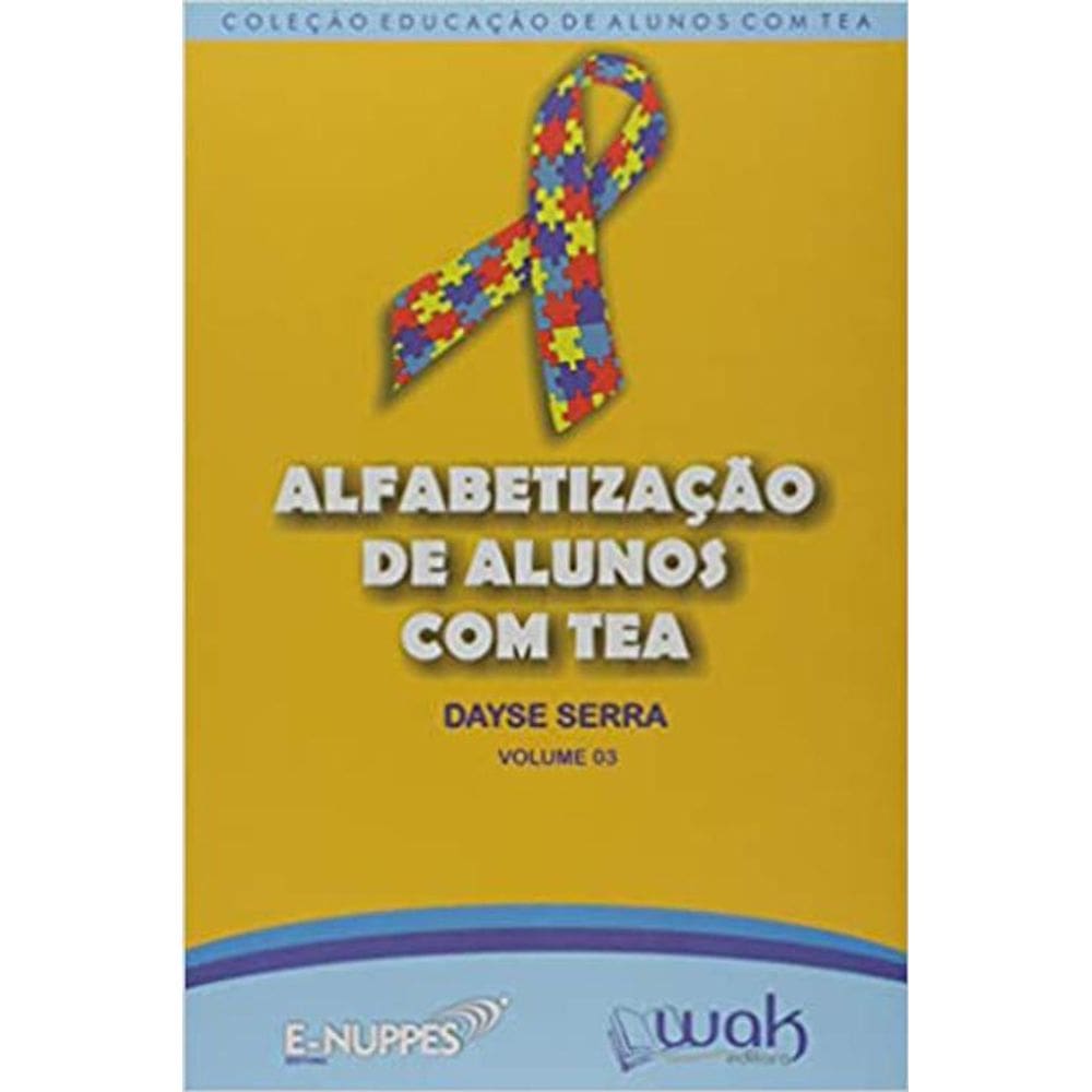 Livro Alfabetização De Alunos Com Tea Vol.3