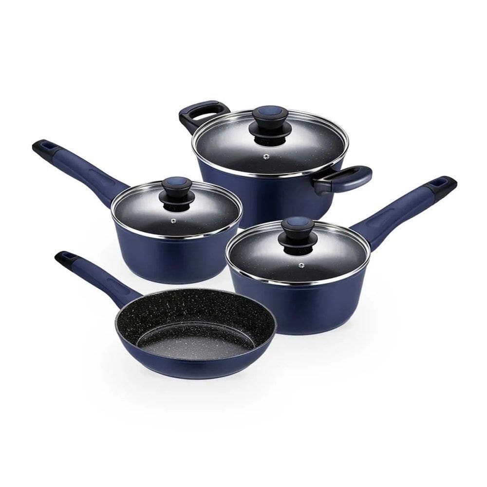 Jogo De Panela Oxford Everyday Azul 4 Pecas