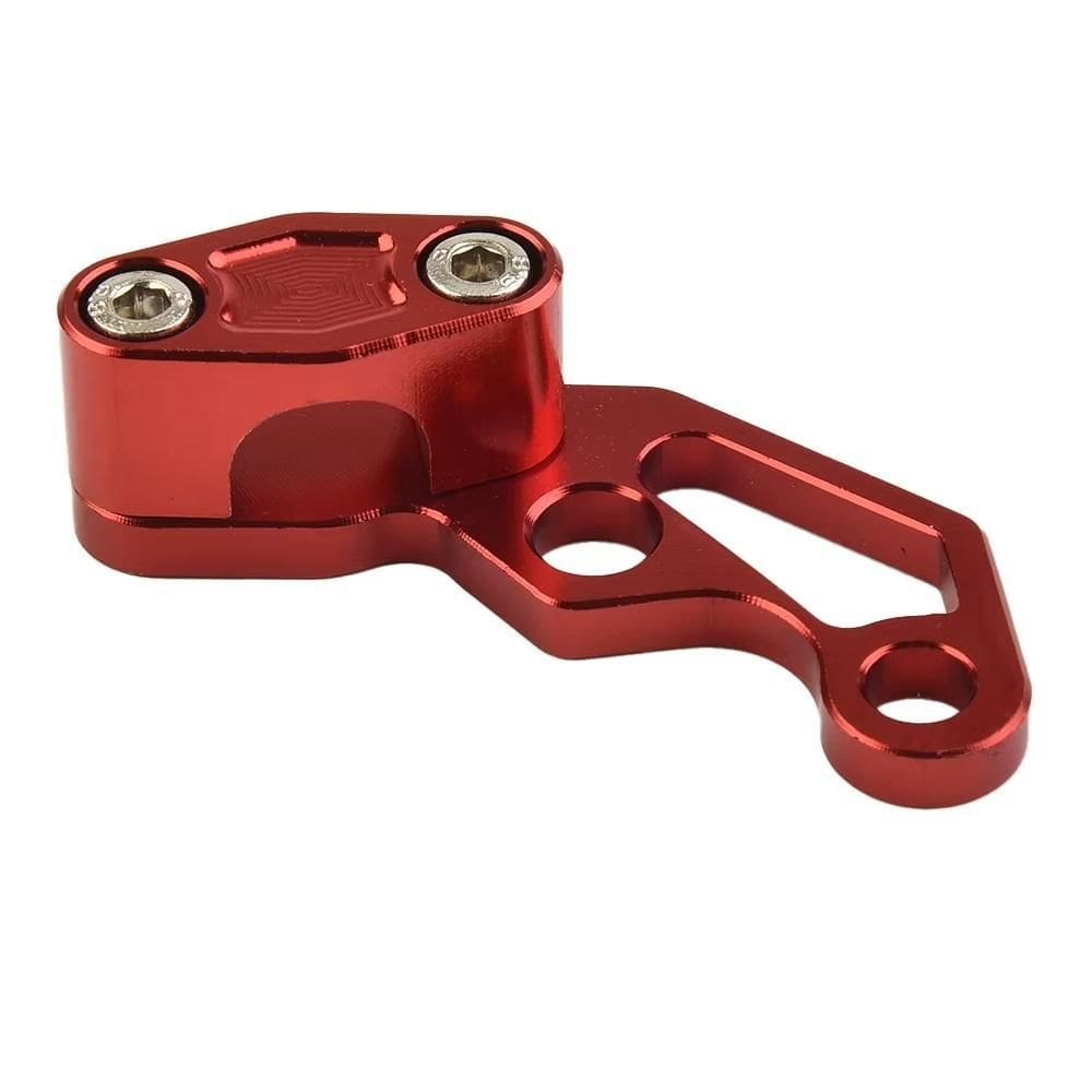 Guia Da Mangueira Vermelho De Freio Aluminio Anodizado