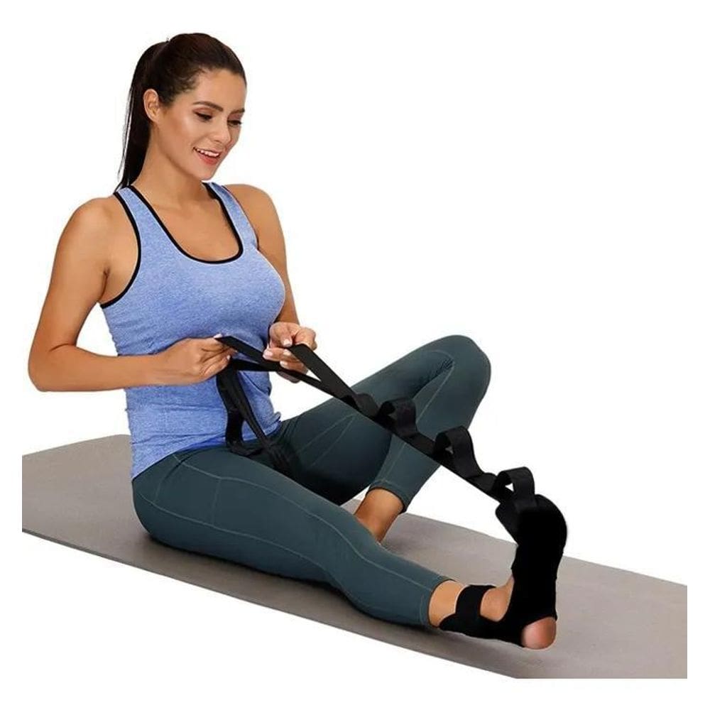 2X Faixa De Alongamento Yoga Pilates Reabilitação Fisioterap