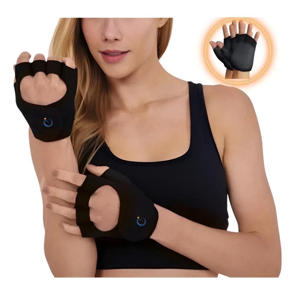 Luva Musculação Em Neoprene Materal De Alta Qualidad Preto G