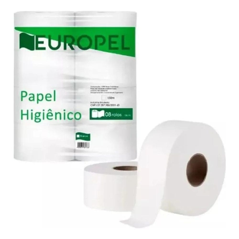 Papel Higiênico Rolão C/8 Rolos Institucional