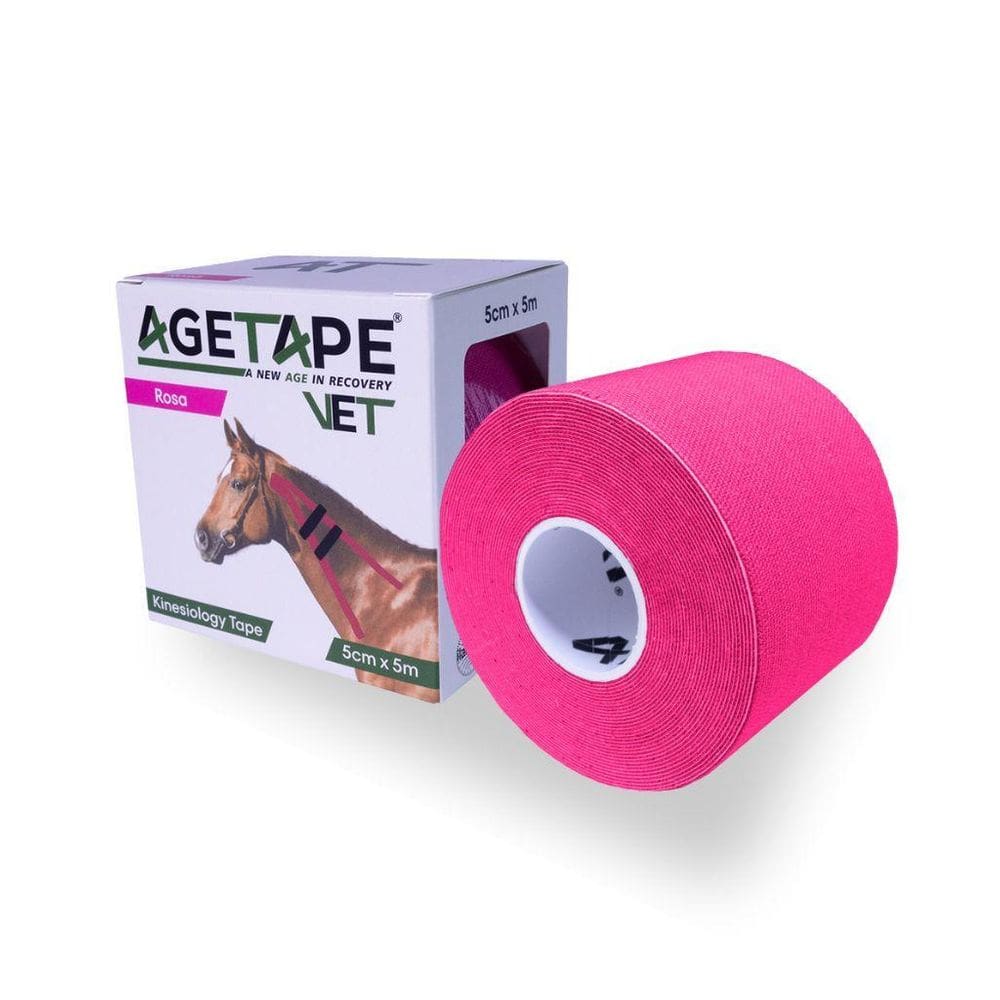 Agetape Vet Kinesiology Tape 5Cm X 5M - Rosa