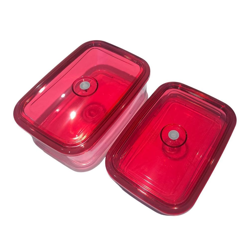 Potes Herméticos Com Tampa De Vedação E Botão De Ar