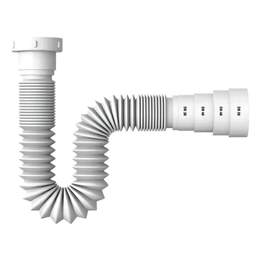 Sifão Sanfonado Extensivo Universal Branco Valeplast 01.129