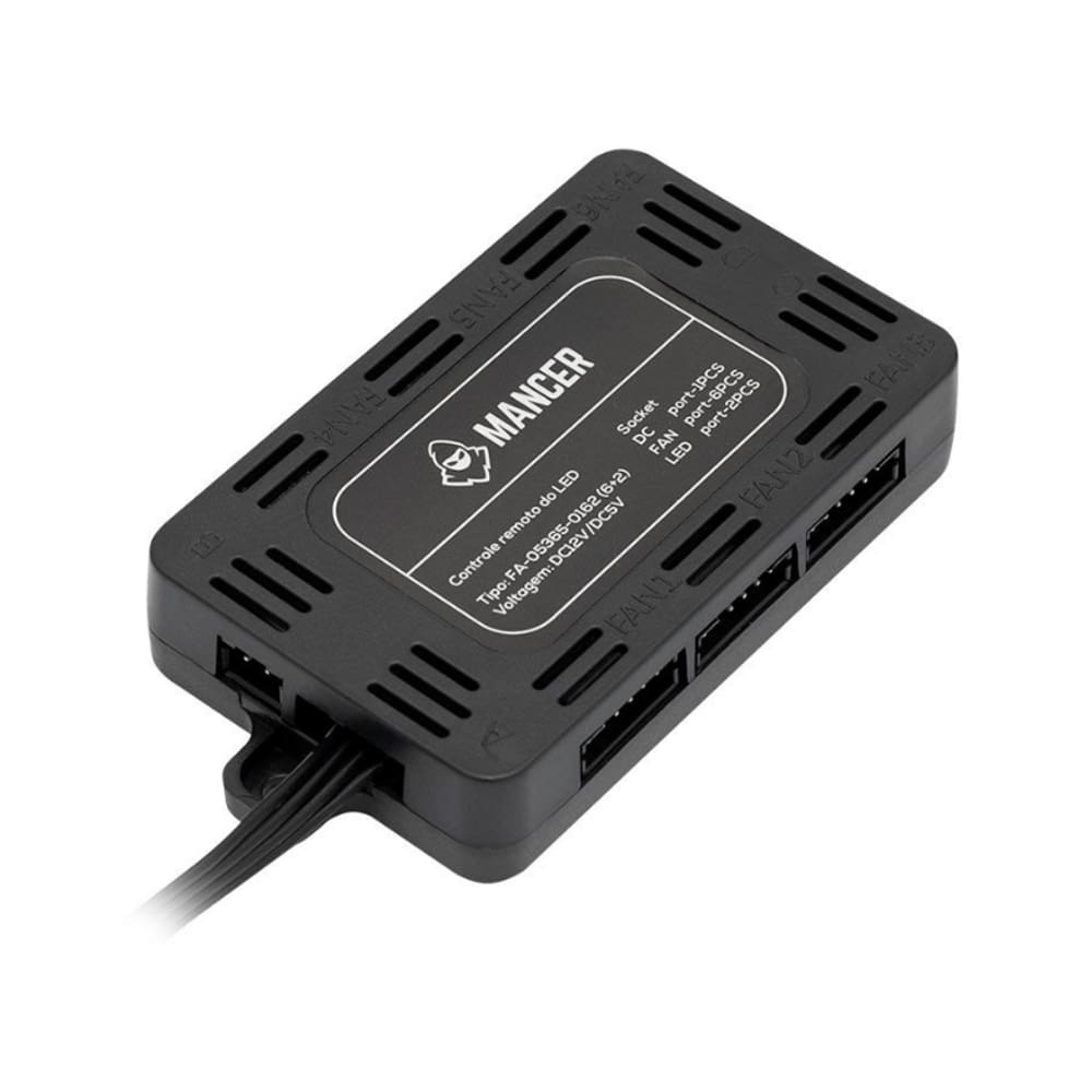 Controladora Mancer RGB Até 6 Fans 6 pinos Molex - MCR-06