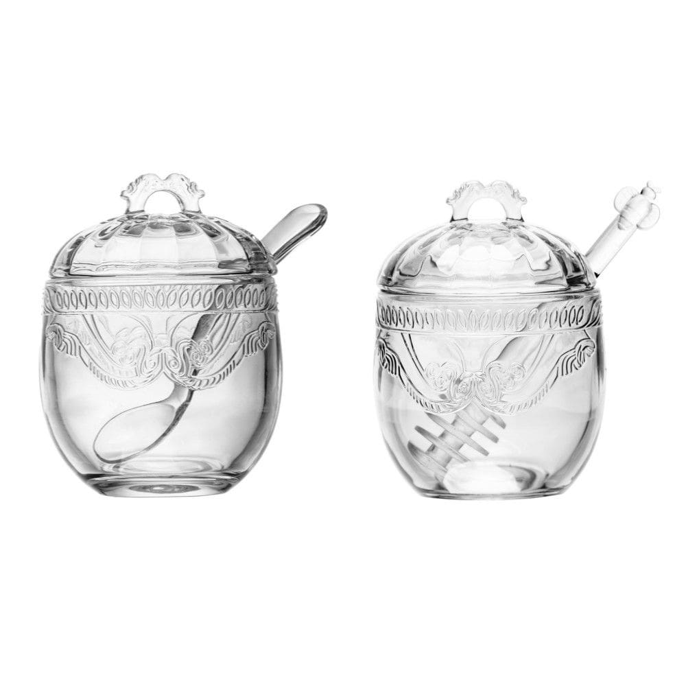 Kit Meleira + Açucareiro de Cristal Imperial Lyor