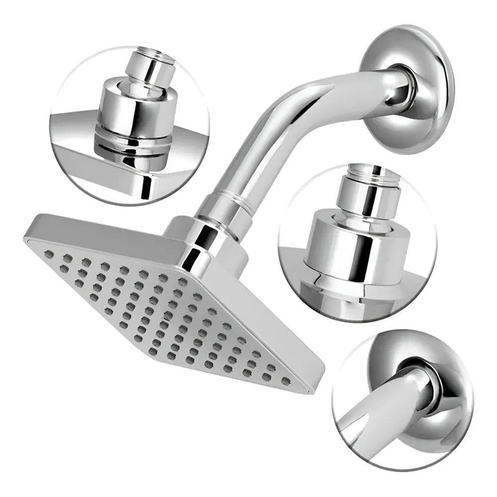 Ducha Chuveiro Quadrado Articulado Para Aquecedor Solar, Gás