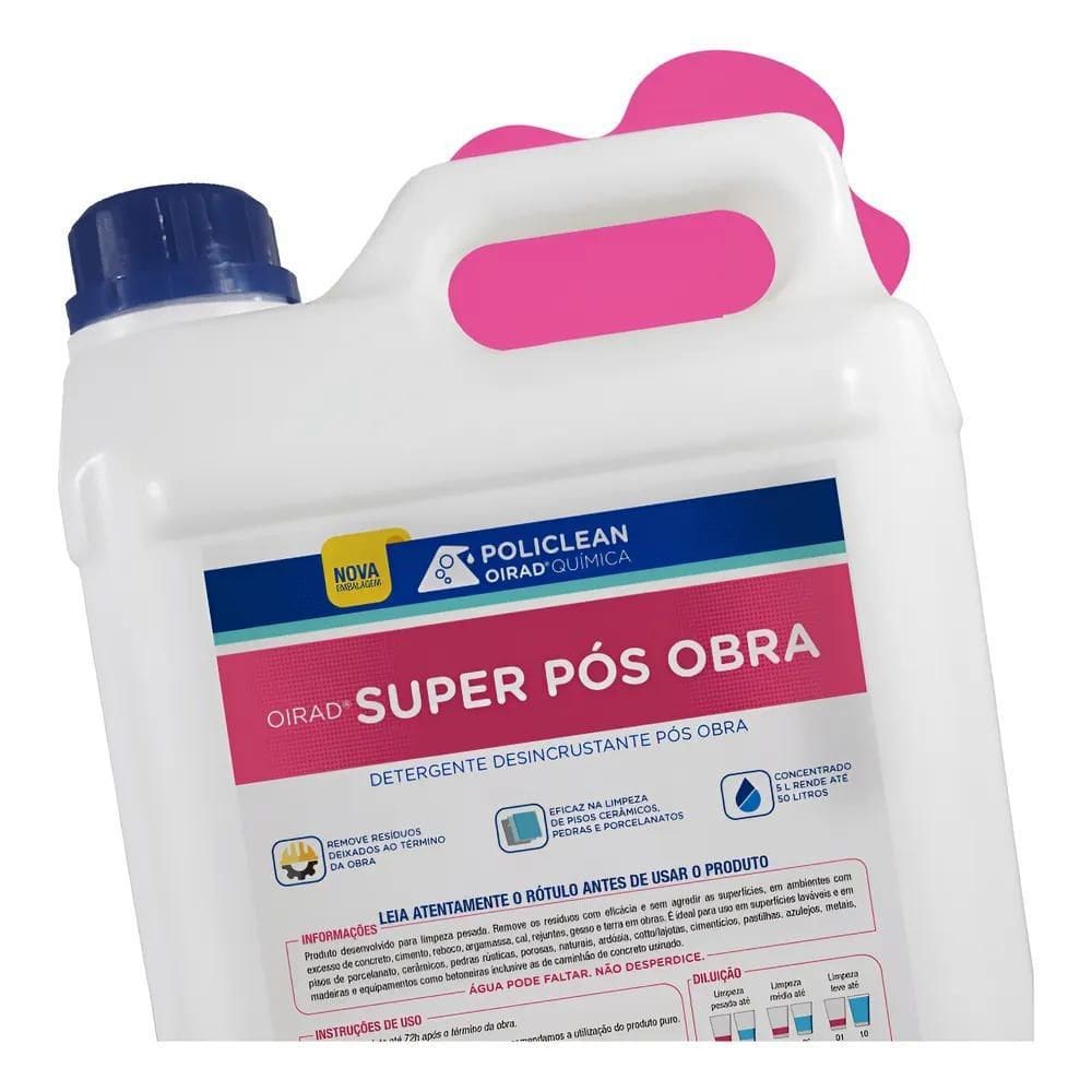 Limpador Pós Obra Para Pisos Porcelanatos E Cerâmicos