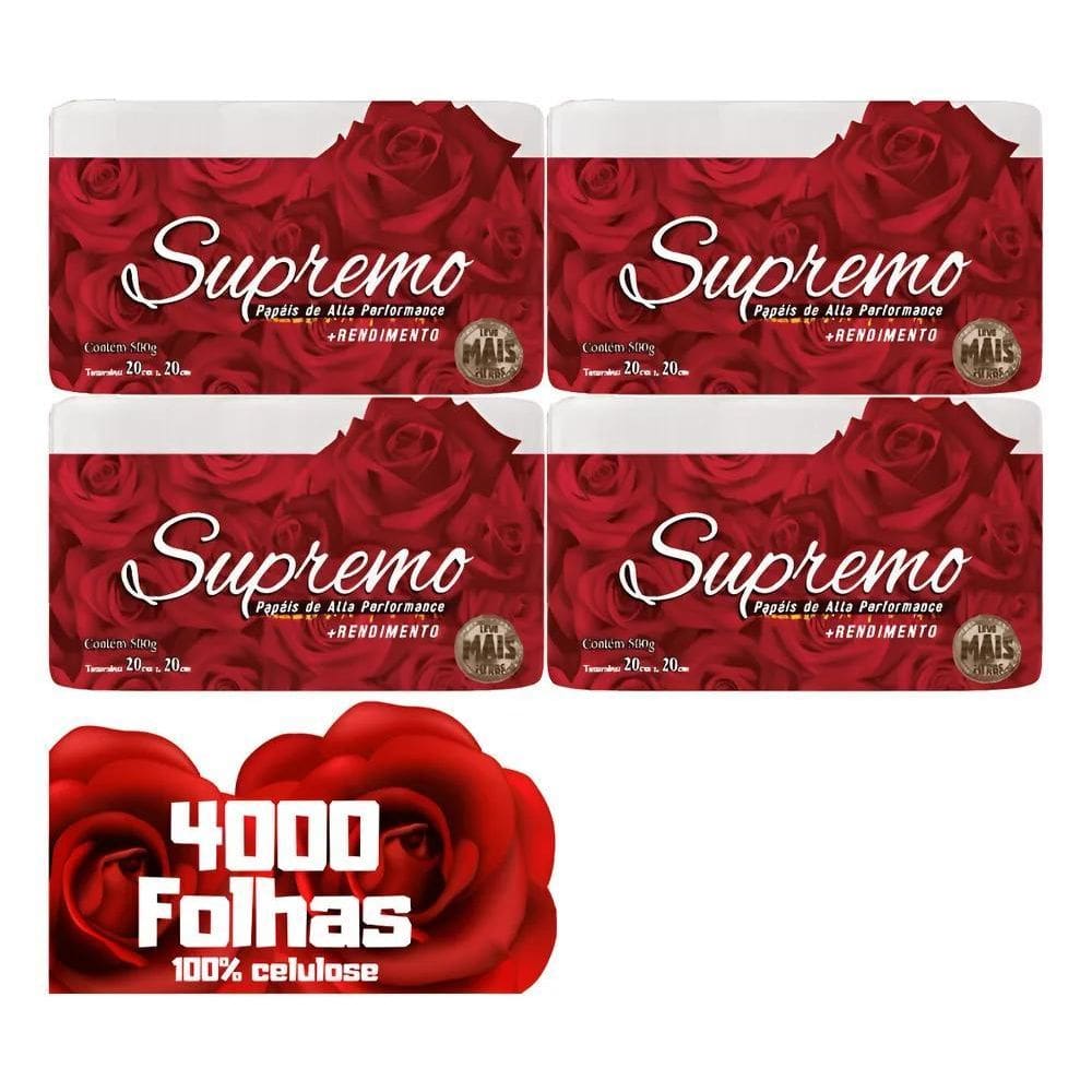 Papel Toalha 4000 Fls Interfolha Branco 100% Virgem  Su