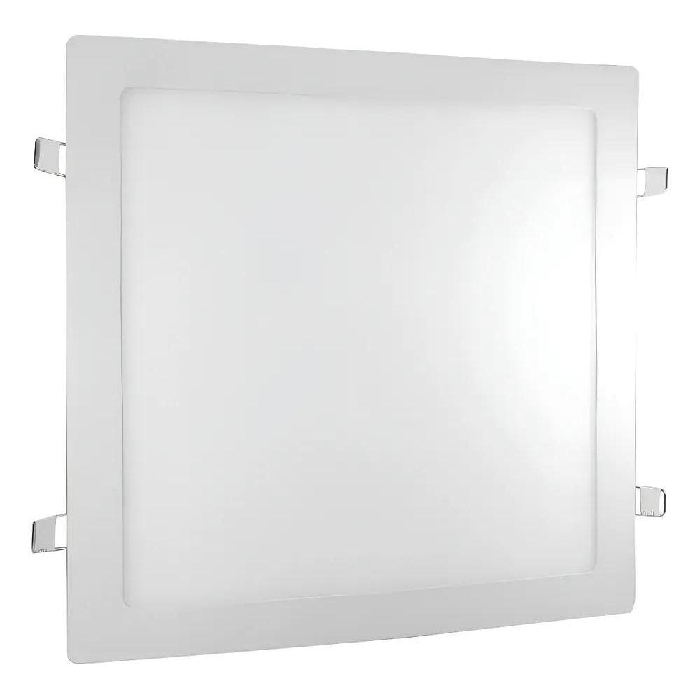 Painel Plafon Embutir Led Slim 20X20 18W Quadrado Cor Branco