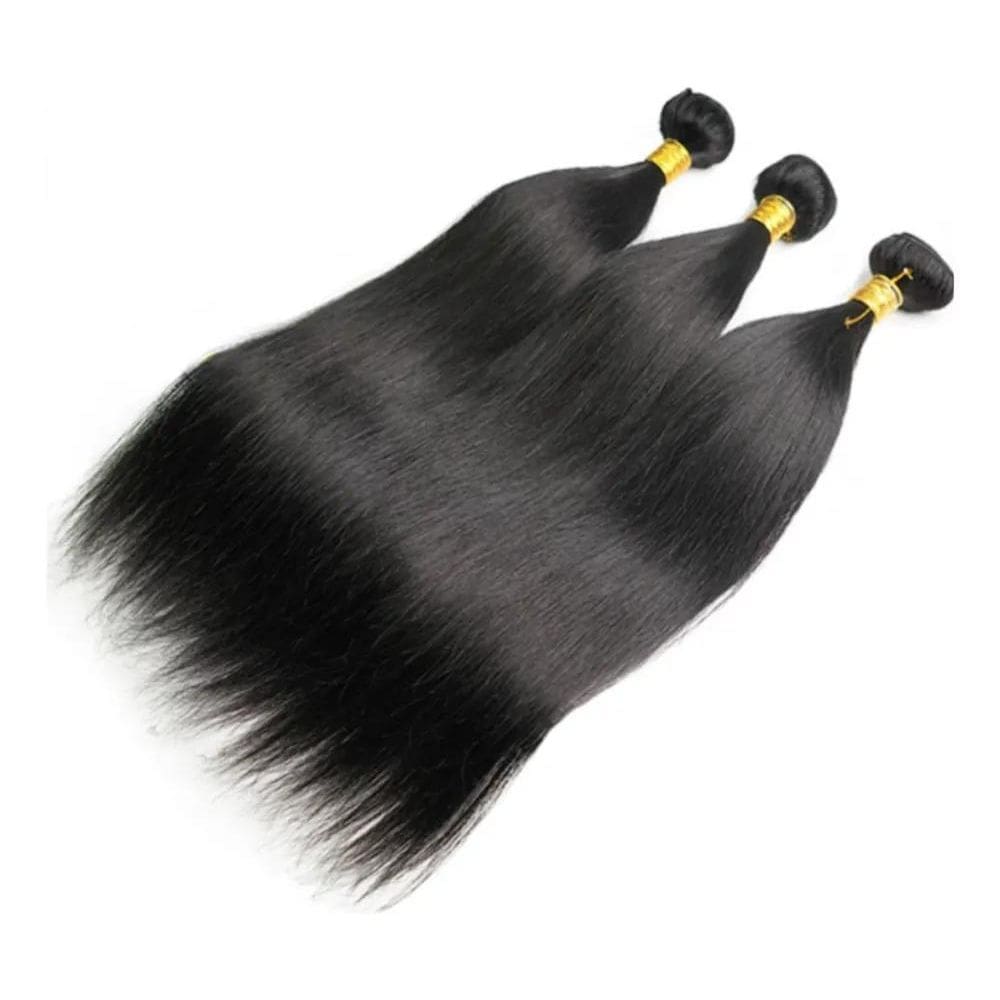 Cabelo Humano Natural Mega Hair Liso Na Tela 40Cm - 50G