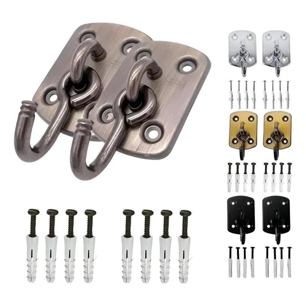 2X Armador Para Rede Reforçado Silencioso 1 Par Com Parafuso